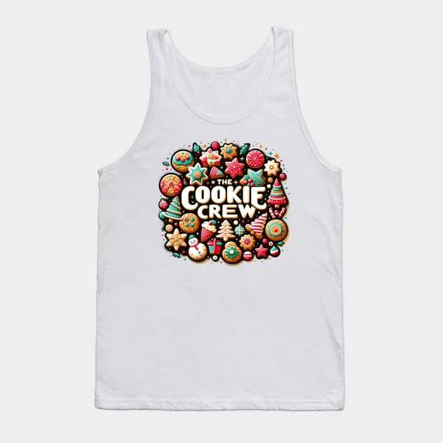 The Cookie Crew Vintage Christmas Baking Tank Top by TheCloakedOak